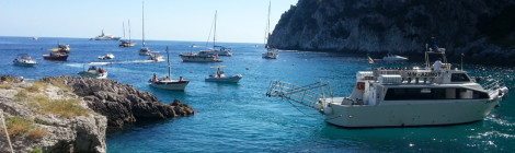 Gli sbarchi a Marina Piccola