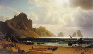 Albert Bierstadt, Marina Piccola, Capri 1859
